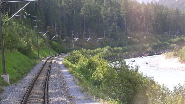 Impressionen der Strecke von Andermatt nach Reichenau-Tamins (Foto: SWR)