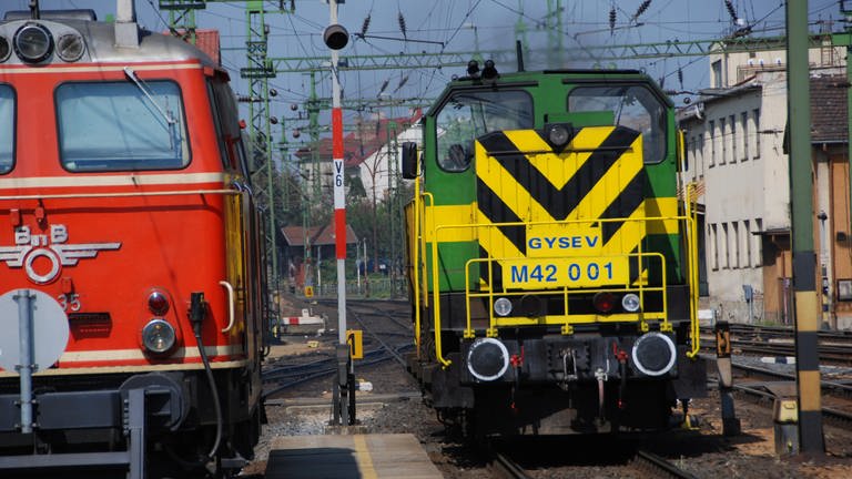 Lokomotiven aus Österreich und Ungarn treffen sich (Foto: SWR, Harald Kirchner)