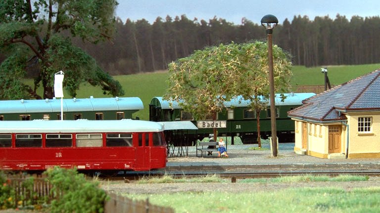 Der Schienenbus der Deutschen Reichsbahn war für die Leute auf dem Lande ein beliebtes Fortbewegungsmittel.  (Foto: SWR, Kirsten Ruppel)