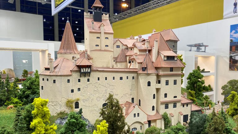 Die Burg, deren Vorbild in Siebenbürgen steht, ist momentan noch eine Konzeptstudie, sie besteht aus circa 1200 Teilen. (Foto: SWR, Hagen von Ortloff)