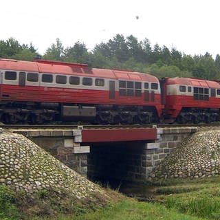 M62 an der Grenze Weissrussland-Litauen