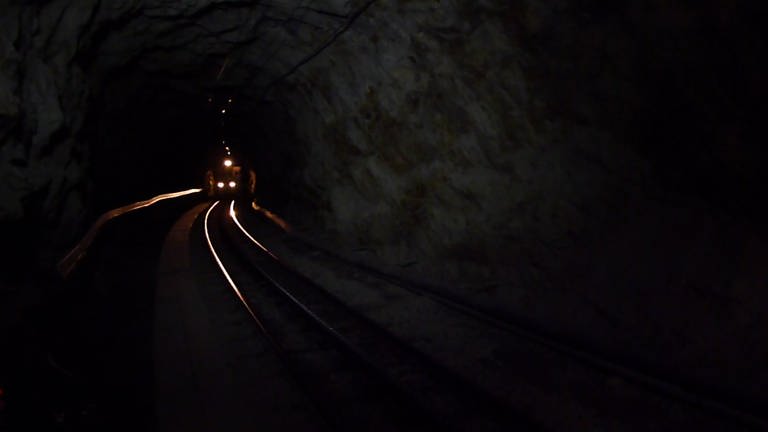 Jungfraubahn im Tunnel