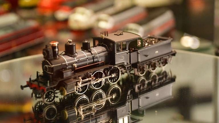 Krönung des Programms von NMJ ist die Dampflokomotive der NSB 21a - ein bis ins letzte detailliertes Messingmodell (Foto: SWR, SWR - Harald Kirchner)