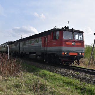 Eine TGM16 auf der letzten Fahrt von Nogliki nach Yuzhno-Sachalinsk. (Foto: SWR, Michael Mattig-Gerlach)