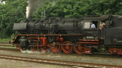1940 bei KrausMaffei in München gebaut gehört 50 0072 heute dem bayrischen Eisenbahnmuseum Nördlingen.