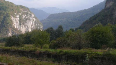 Val Sugana vom Bahnhof Primola aus gesehen (Foto: SWR, SWR - Wolfgang Drichelt)