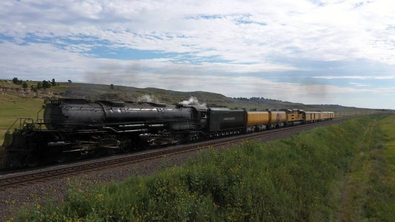 Big Boy 2019 fährt auf der Strecke der Transkontinental Railway (Foto: SWR, LookFilm / Claus Räfle)