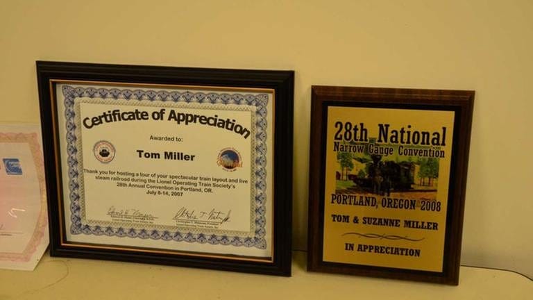 Viele Auszeichnungen hat Tom Miller für die Anlage im Maßstab F schon erhalten. (Foto: SWR, SWR - Harald Kirchner)