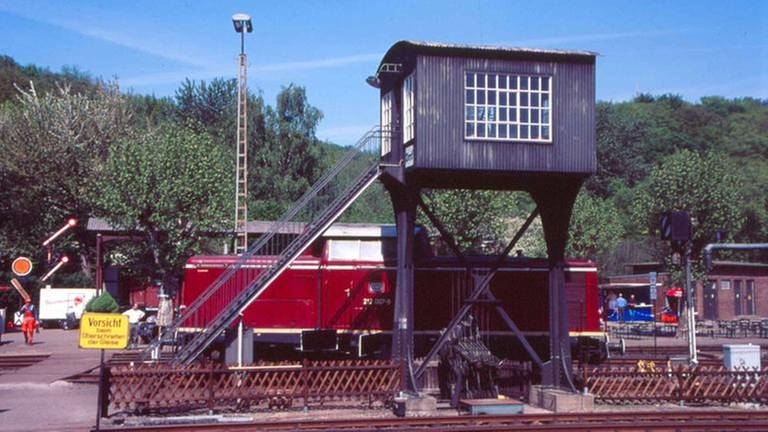 Eisenbahnmuseum Bochum-Dahlhausen – Bilder während der Dreharbeiten aufgenommen. (Foto: SWR, SWR - Alexander Schweitzer)