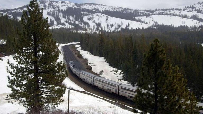 Amtrak im Schnee (Foto: SWR, SWR - Alexander Schweitzer)