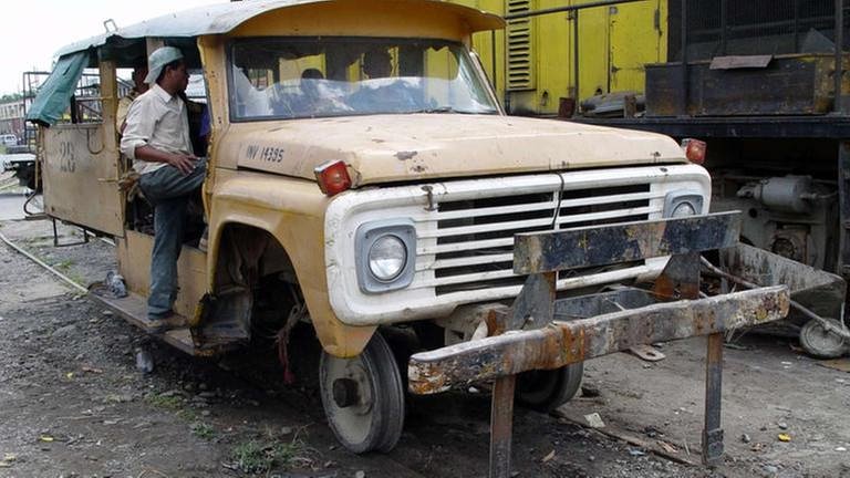 Honduranische Wagen-Draisine