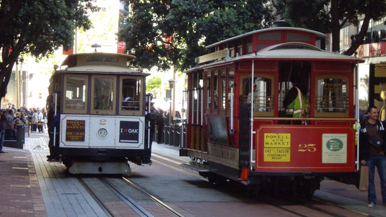 Straßenbahnen in San Francisco (Foto: SWR, SWR - Alexander Schweitzer)
