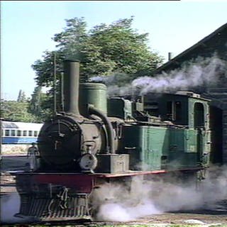 Hauptdarstellerin ist eine kleine grüne Tenderlokomotive, Achsfolge 1, Nr. 753 wie sie amtlich heißt.. (Foto: SWR)