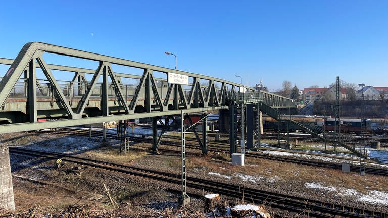 Die Pflugfelder - Brücke wird demnächst durch einen Neubau ersetzt