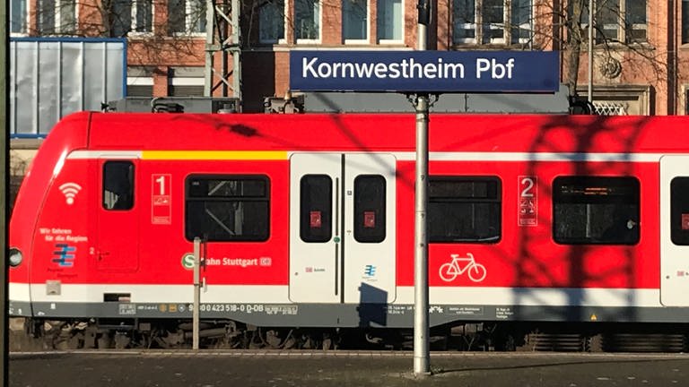 Im Kornwestheimer Personenbahnhof halten heute nur noch S-Bahnen und Regionalzüge