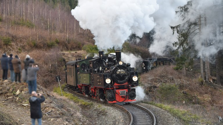 Februar (Kalender 2022): Folge 404: Harz-Dampf (Foto: SWR, Hagen von Ortloff)