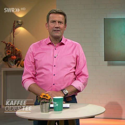 Moderator Jens Hübschen in der Sendung Kaffee oder Tee (Foto: SWR)