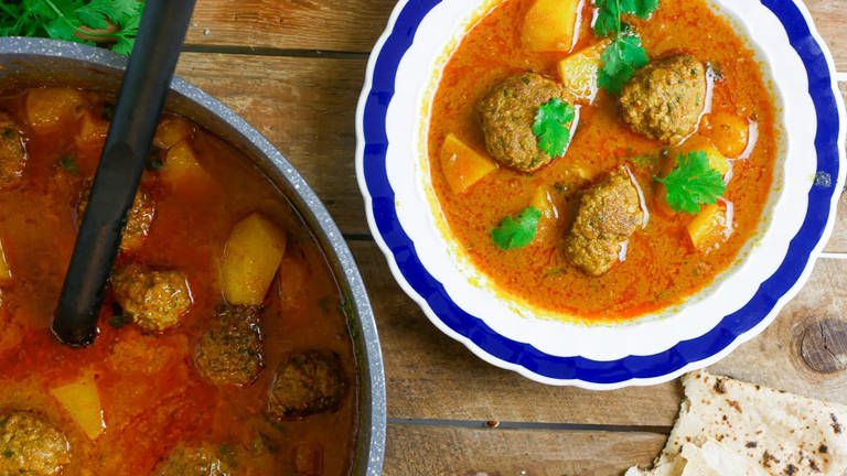 Aloo Kofta - Kartoffel-Hackbällchen Curry