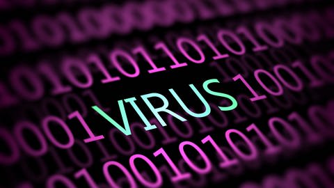 Ein Computer mit dem Word Virus (Foto: Colourbox)