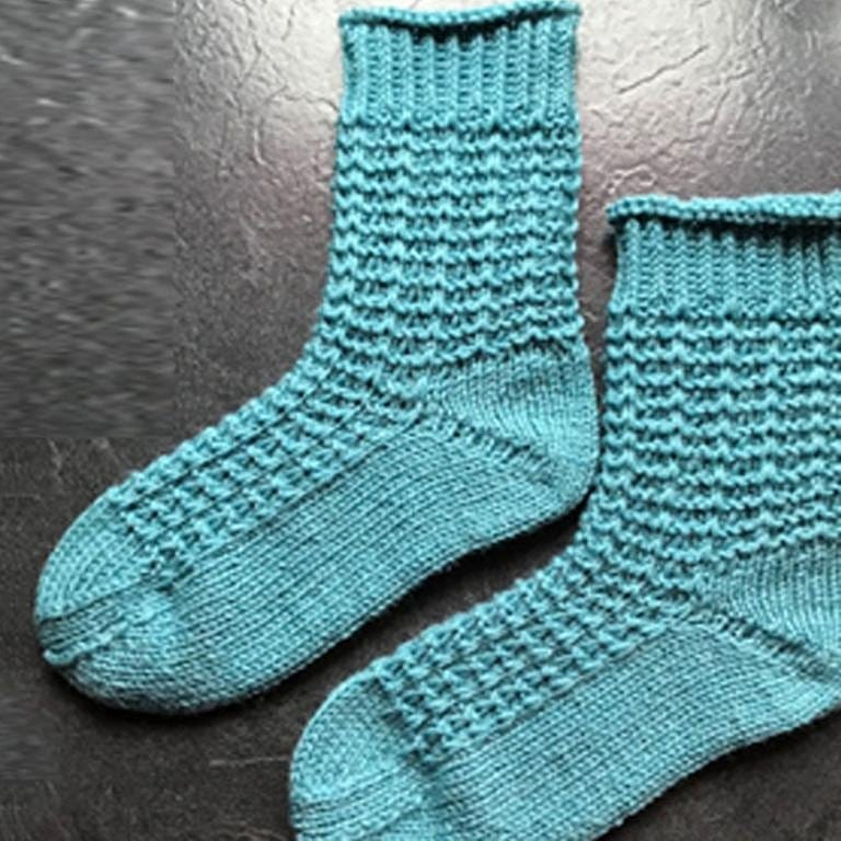 Socken rechts links Muster (Foto: Tanja Steinbach -)