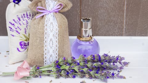 Lavendel als Kissen, Seife und Duft (Foto: Colourbox)