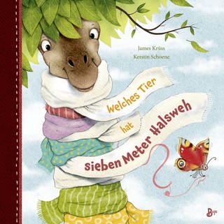 Buchcover "Welches Tier hat sieben Meter Halsweh?" (Foto: Boje Verlag)