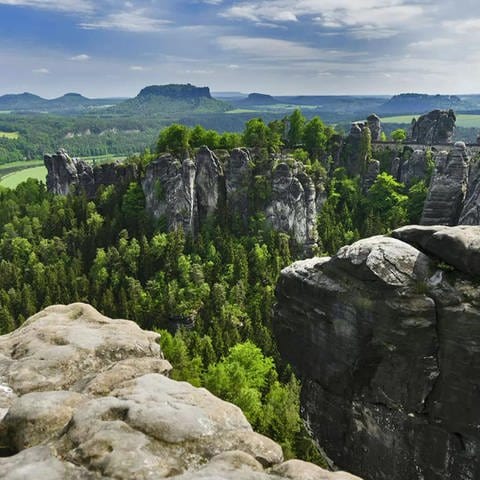Landschaftsbild aus der Sächsischen Schweiz