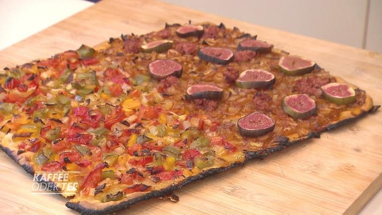 kochen mit caroline autenrieth coca mallorquina rezepte kaffee oder tee swr fernsehen
