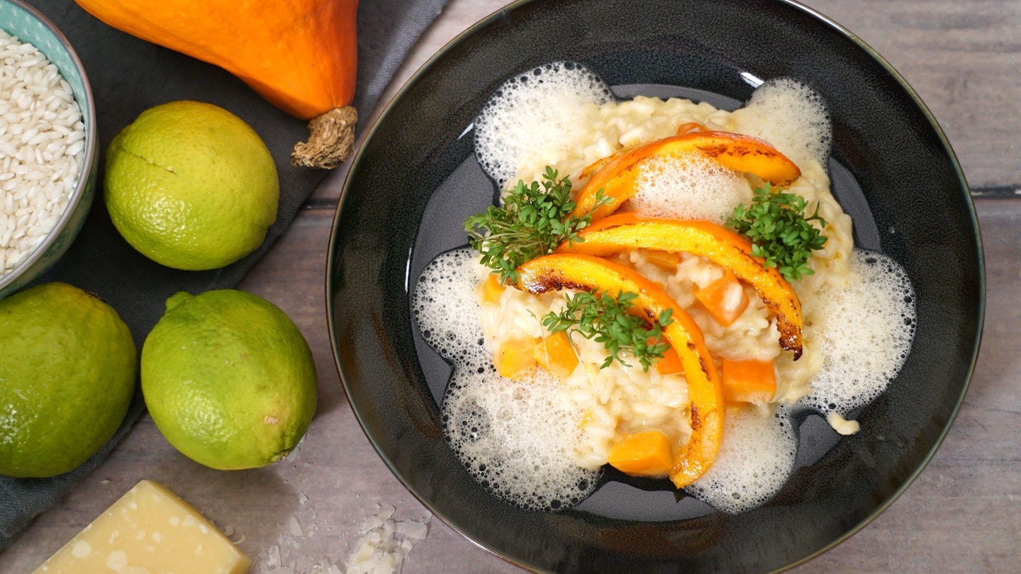 Limettenrisotto mit Limettenschaum - Rezepte - Kaffee oder Tee - SWR ...
