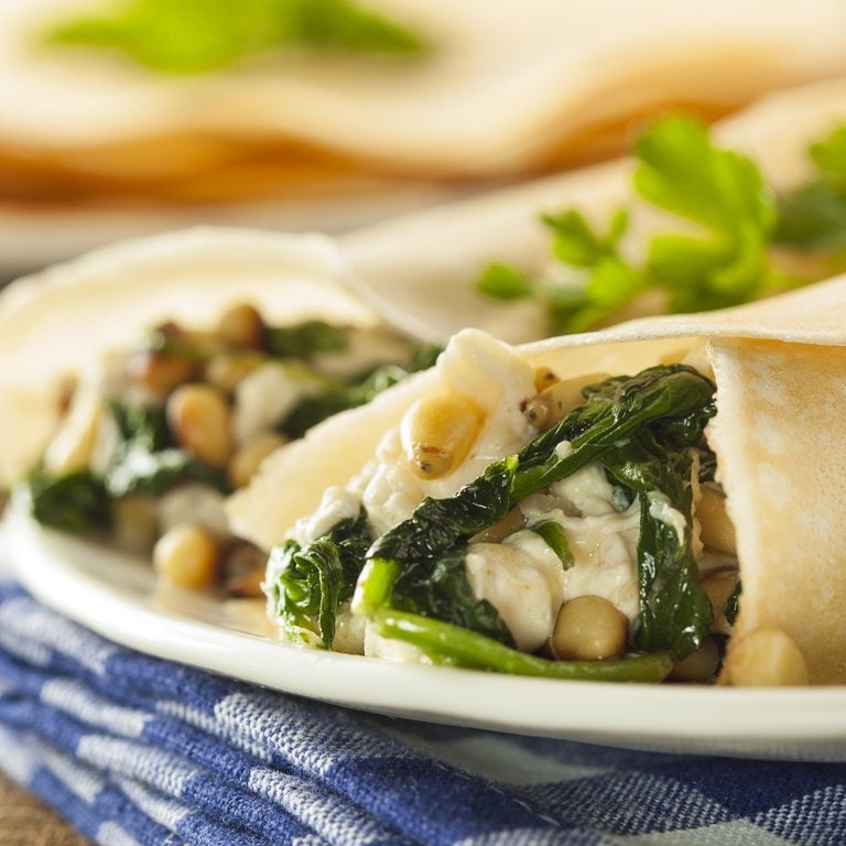 Gefüllte Crêpes mit Schinken und Käse - Rezepte - Kaffee oder Tee - SWR ...