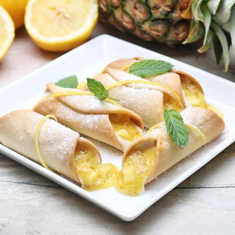 Erfrischende Ananas-Cannoli (Foto: SWR, SWR -)