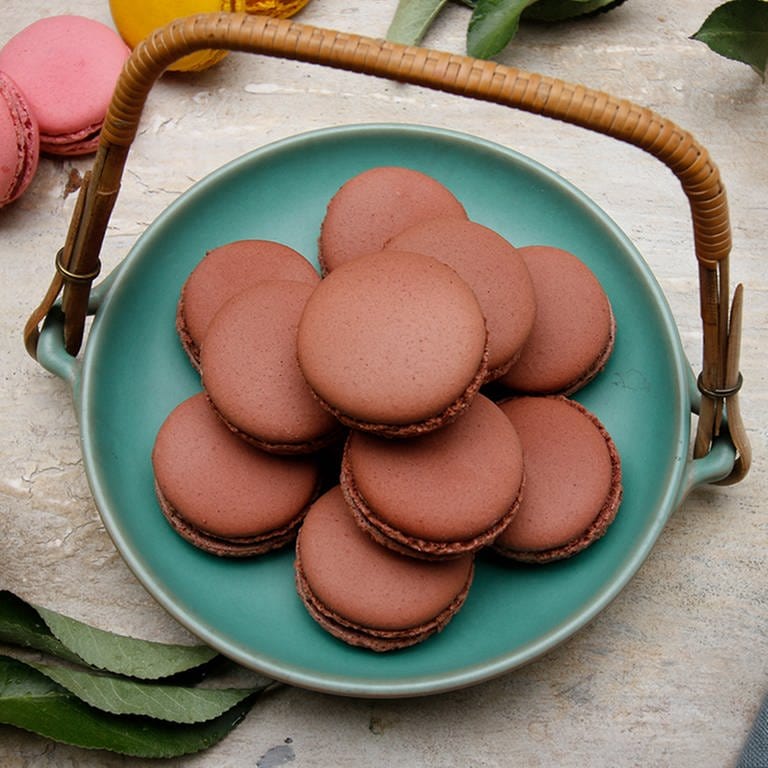 Schokoladen-Macarons (Foto: SWR)