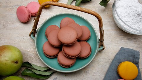 Schokoladen-Macarons (Foto: SWR)