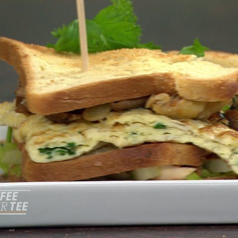 Das Sandwich mit Ei und Huhn (Foto: SWR)