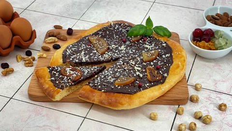 nougat-schokoladen-pizza- (Foto: SWR)
