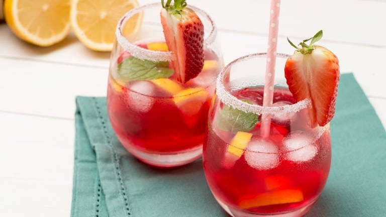 Erdbeer-Drink