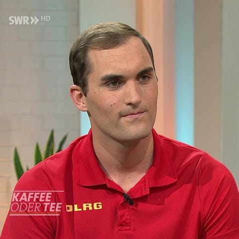DLRG-Rettungsschwimmer Luca Wernert