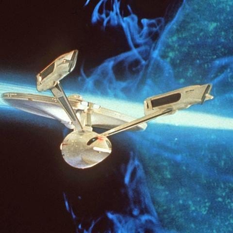 Flaggschiff der Serie "Star Trek", die USS Enterprise. (Foto: picture-alliance / dpa, picture-alliance / dpa -)