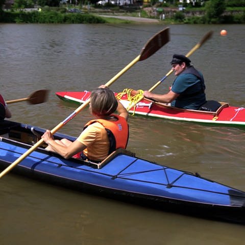 Faltbootfahren auf dem Neckar (Foto: SWR)