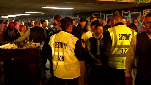 Security auf dem Cannstetter Volksfest (Foto: SWR)