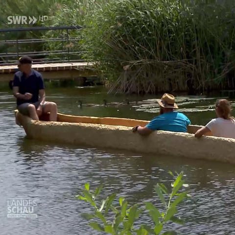 Boote bauen wie in der Steinzeit (Foto: SWR)