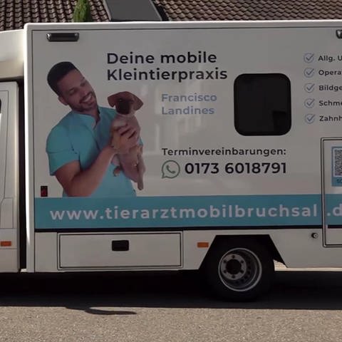 Mobile Tierarztpraxis (Foto: SWR)