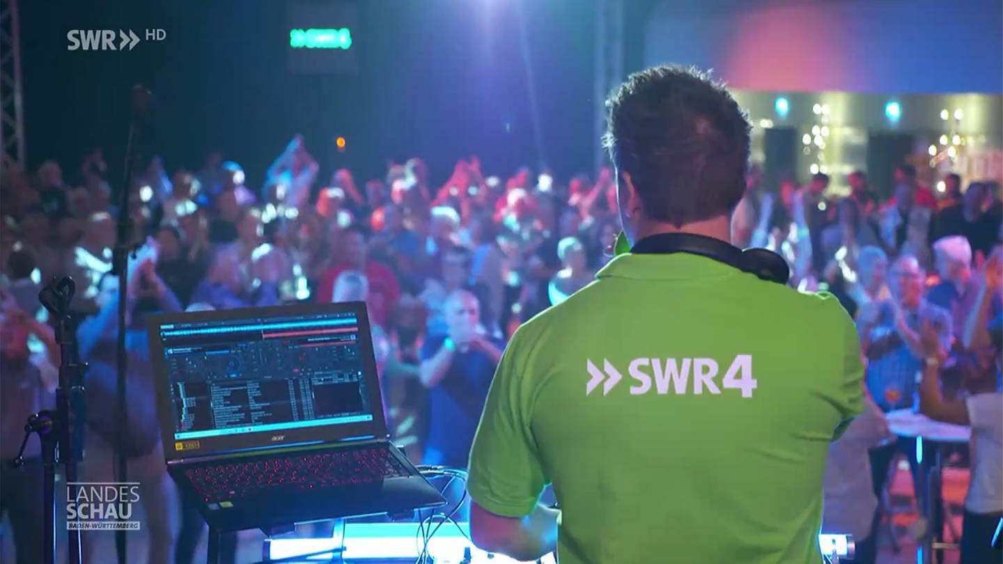 DJ mit Publikum beim SWR4-Festival (Foto: SWR)