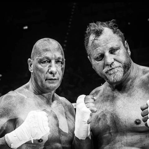 Boxer Uwe Hück und Francois Botha