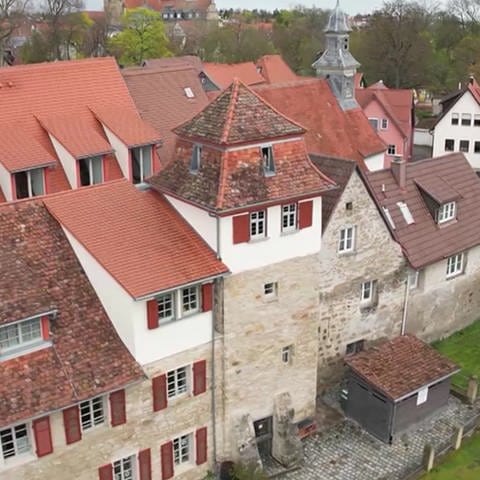 Alte Mauern des Spitals in Öhringen