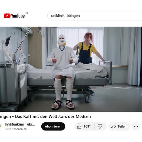 Uniklinik Tübingen als Youtubestar