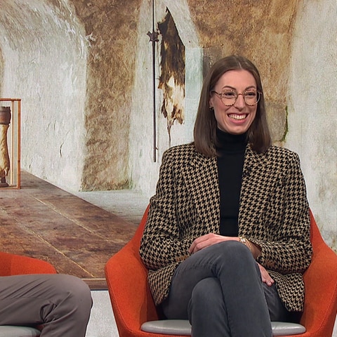 Die Geschwister Maurits und Laura Naeßl-Doms im Interview. Sie übernehmen die Leitung der Burg Meersburg. (Foto: SWR)