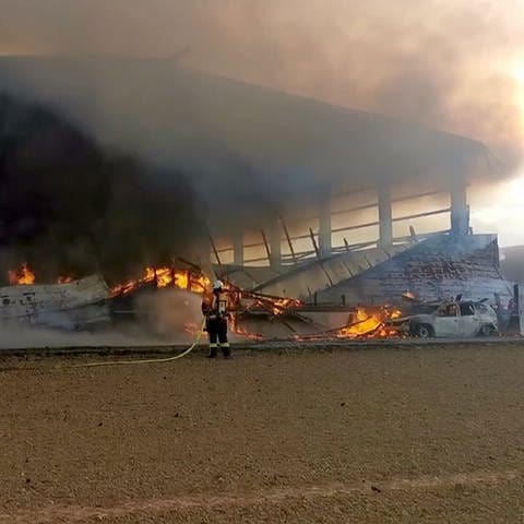Großbrand (Foto: SWR)