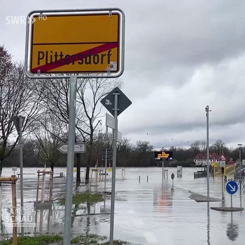 Hochwasser in Plittersdorf