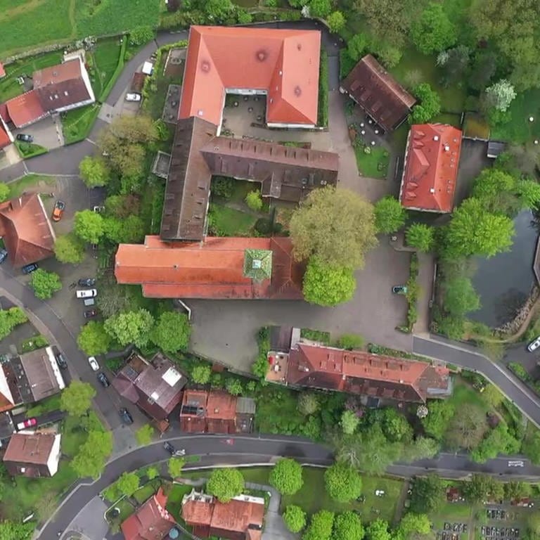 Klosterschule in Denkendorf aus der Vogelperspektive (Foto: SWR)